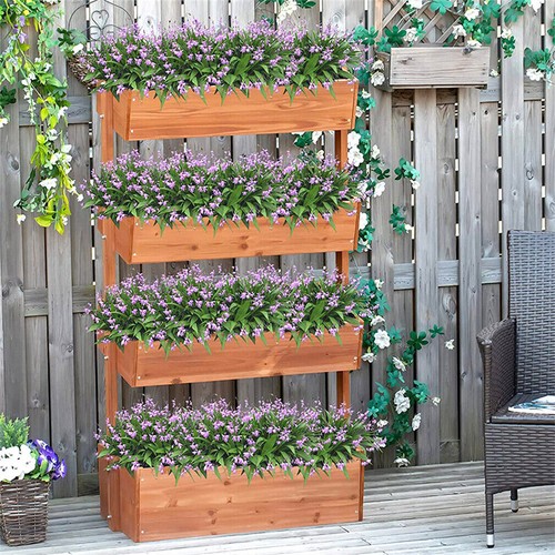 Large wooden raised bed - raised,