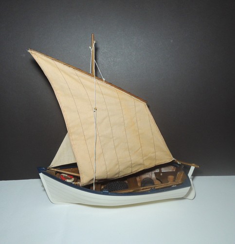 Vintage model boat hand - , made