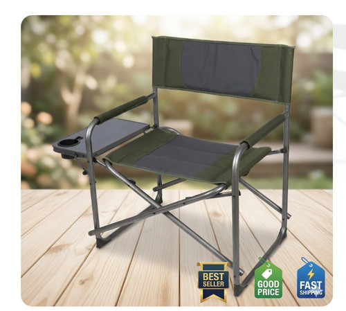 Green oversized director - green,