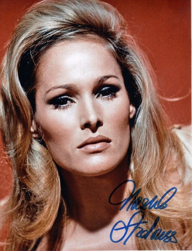 Hand signed ursula andress - andress, dr