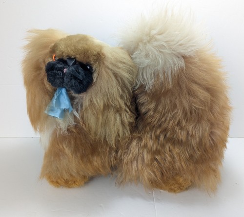 Vintage stuffed toy pekinese - stuffed,