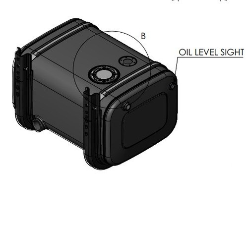 150lt steel hydraulic tank - steel,