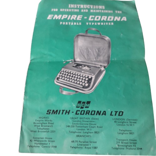 Smith corona empire - corona, empire-corona