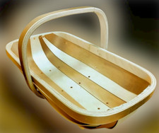 TRUGS - The Sussex TRUG No.5  'The' Harlequin. Gardening basket. A Perfect Gift