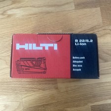 Hilti 22v 5.2ah battery  NEW