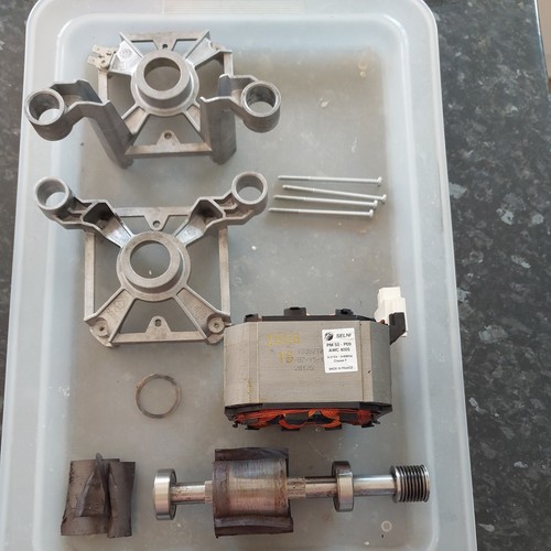 Washing machine motor cracked - washing,