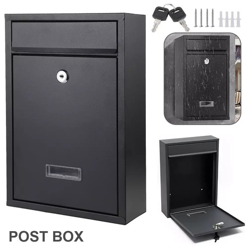 Black large letter - large, box