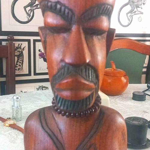 Carved wooden african tribal - carved,