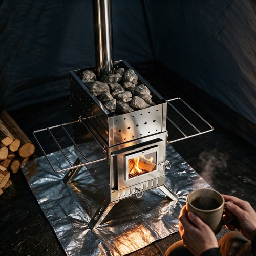 Upgraded wood burning sauna - upgraded,