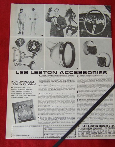 Les leston racing equipment - leston,
