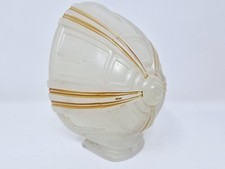 VINTAGE ART DECO SLIP SHADE GLASS FOR SCONCE OR CHANDELIER 1930's THEATER 