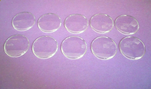 Pocket watch crystals - 10,,