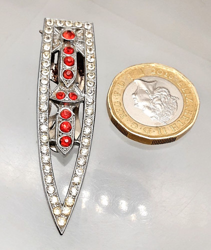Vintage art deco red - art,