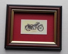 MOTOR CYCLE IMAGE FRAMED -