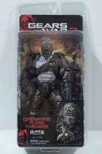 Neca Gears of War 2 Grenadier Flame Thrower figure sealed blister