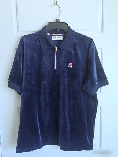 Vtg fila quarter zip polo - zip,