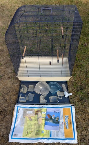 Large budgie cage metal parrot - cage,