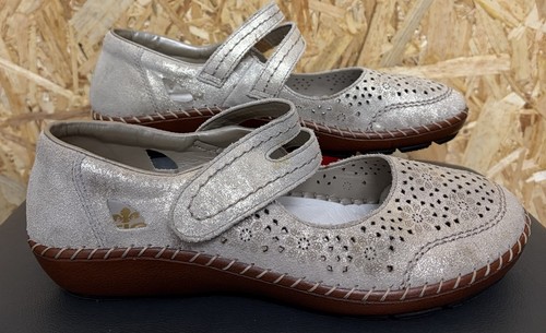 Ladies rieker leather mary - leather,