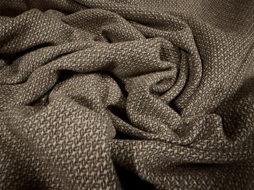 Wool hopsack fabric - hopsack, per