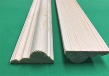 DADO RAIL DECORATIVE MOULDING TRADITIONAL STYLE PINE WOOD 45*20*1150MM QTY 8