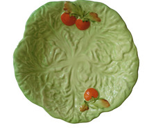 Vintage Carlton Ware Green Lettuce & Tomato Serving Dish 7"
