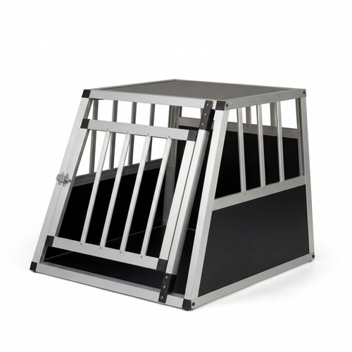 Aluminum dog travel crate with - dog,