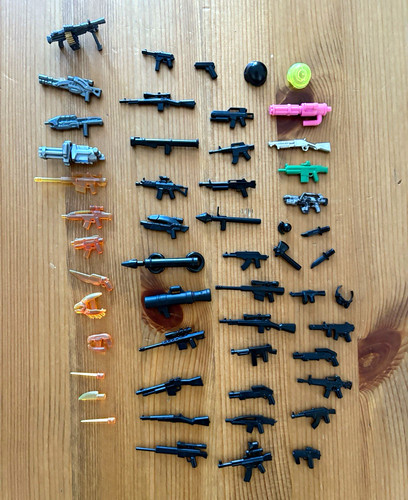 Brickarms guns lot lego - brickarms,
