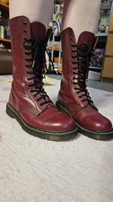 Dr Martens 14 eye hole 1941 cherry red oxblood midcalf boots UK7 EU41 US9