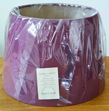 LAURA ASHLEY 10" Plain Drum Lamp Shade Grape BRAND NEW, SEALED!