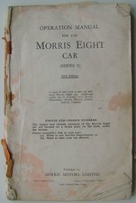 Morris Eight 8 original