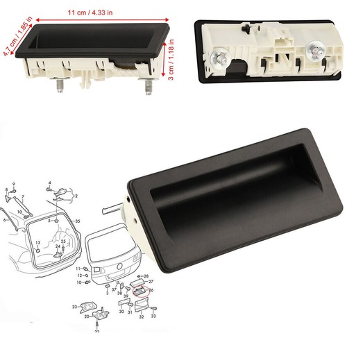 Tailgate boot lid lock release - tailgate,