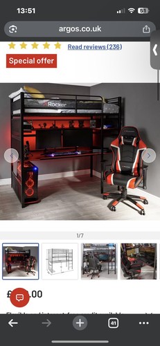 Rocker battle bunk single - rocker,