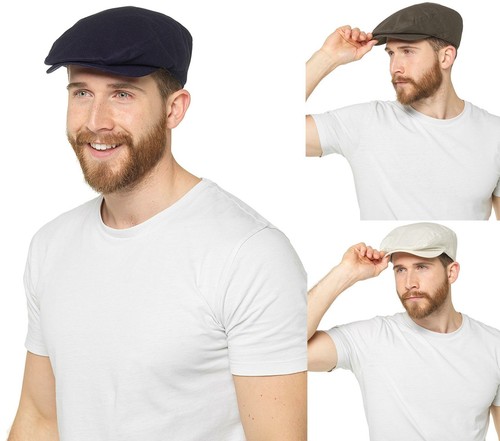 Mens linen flat cap - linen,