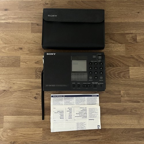 Sony icf sw7600 portable - sony, radio
