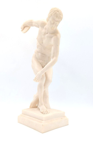 Vintage alabaster discobolus - vintage,