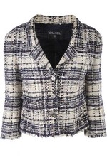 CHANEL NAVY 2006 COTTON BLAZER