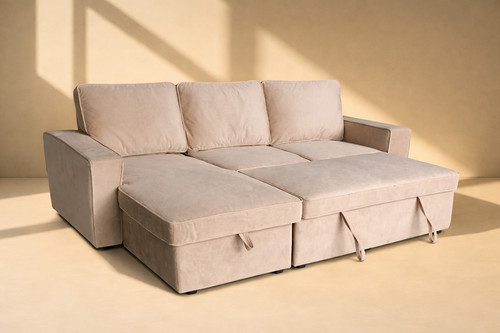 Corner sofa bed shaped - sofa,