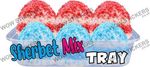 Ice cream van sticker sherbet - cream,