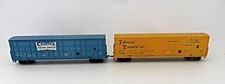 HO Pair of Thrall Door Boxcars Illinois Terminal & Celotex Excellent No Reserve