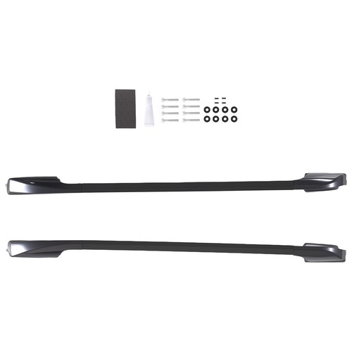 Black aluminium roof rails - roof,
