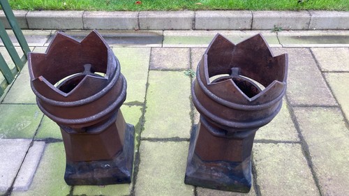 Victorian large glazed crown - glazed,
