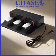 Chase Three Pedal Soft Sostenuto Sustian Unit For Yamaha P-105 Digital Piano