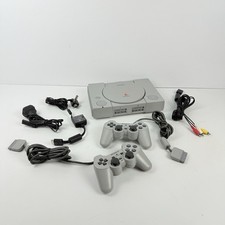Sony PlayStation 1 PS1 Console SCPH-7502 PAL Controllers & All Cables Bundle VGC