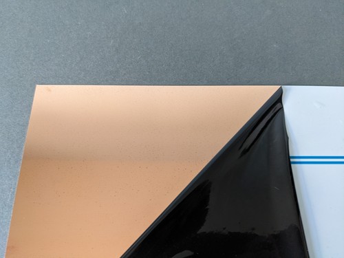 Copper sheet off cut squares - off,