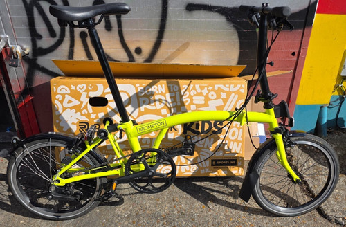 Brompton bike speed - 6, line
