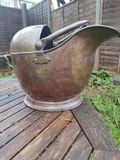 Antique Copper Helmet Coal