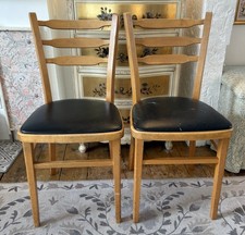 Vintage 1950's Wooden Ladder