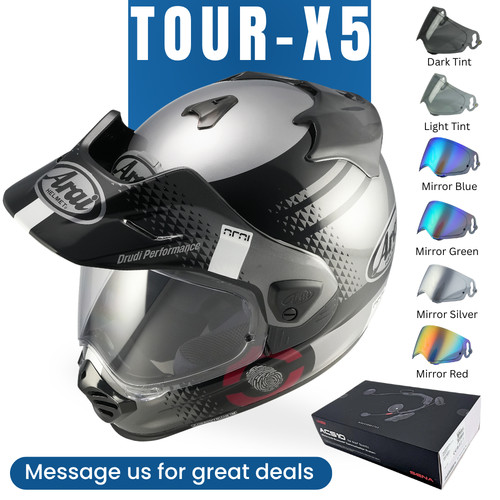 Arai tour print black - tour, x5