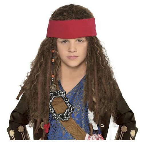 Pirate wig child jack sparrow - pirate,