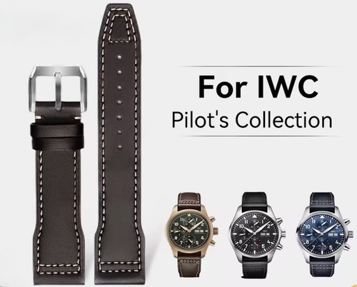Leather watch strap for - for, iwc